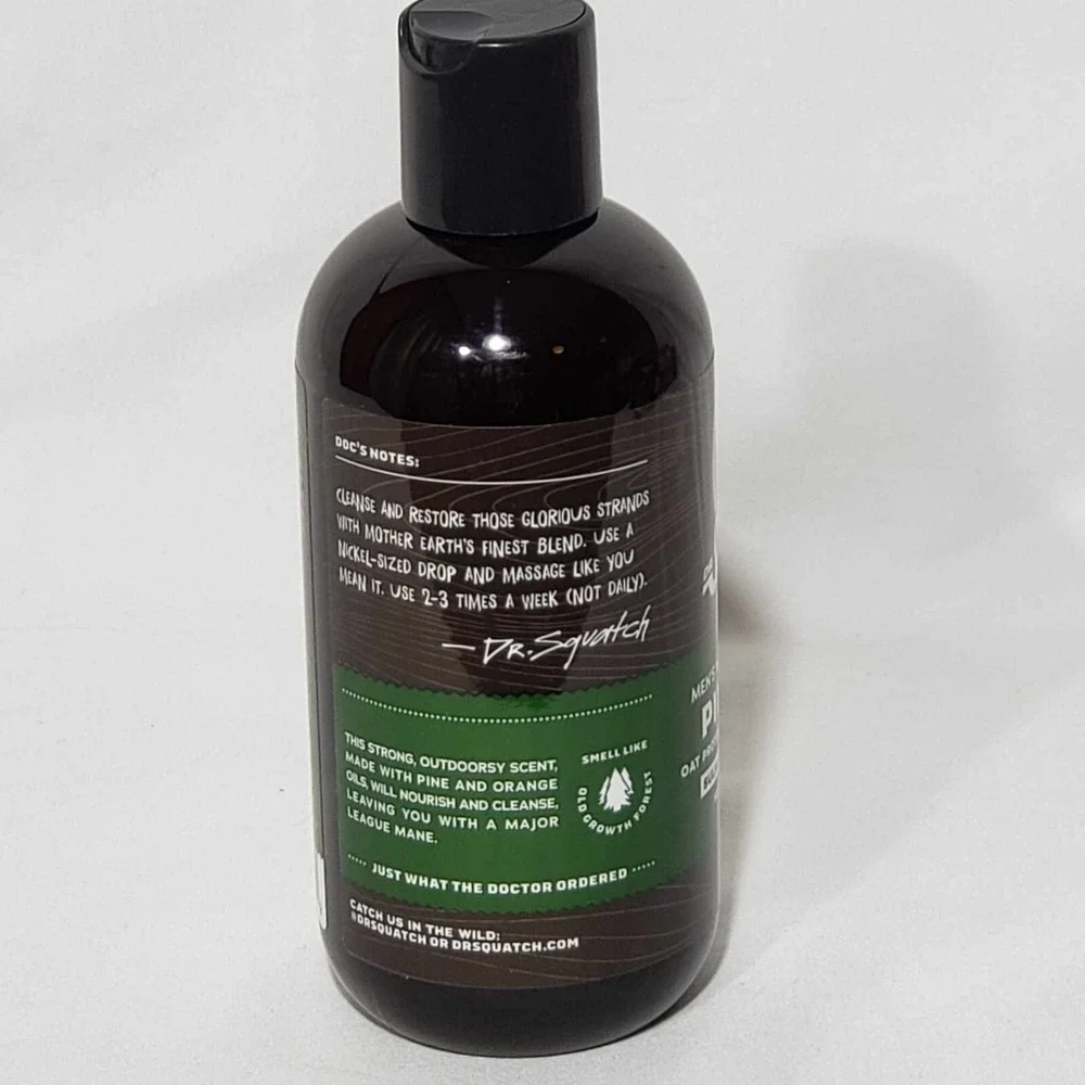 Dr. Squatch Pine Tar Men's Natural Shampoo 8 fl oz
